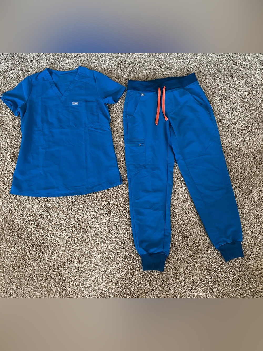 Figs Alps Blue Scrub Set XXS/XSP